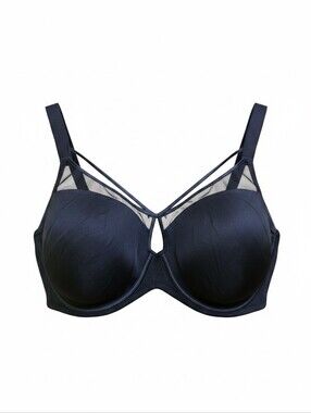 Understance Black Strappy Underwire Bra | Size 38 DD